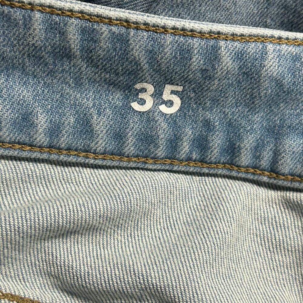 J. Crew Women's '96 Curvy Slim Wide Leg Denim Jeans Light Wash 35 New - Picture 9 of 10